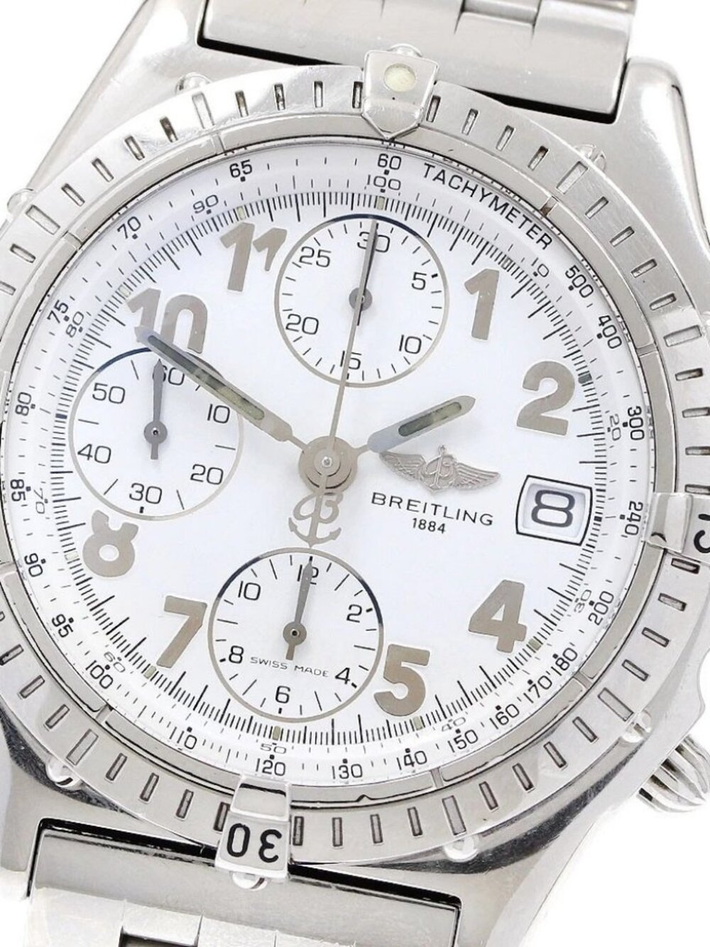 BREITLING Chronomat A13050.1 Chronograph white Dial Automatic Men's Watch